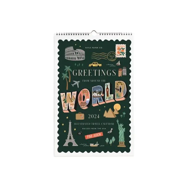 Rifle Paper Co 2024 Around the World Wall Calendar